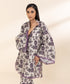 Women's Unstitched Light Khaddar Grey Printed 2 Piece Suit
